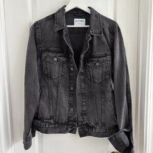 Old Navy Dark Grey Denim Jacket